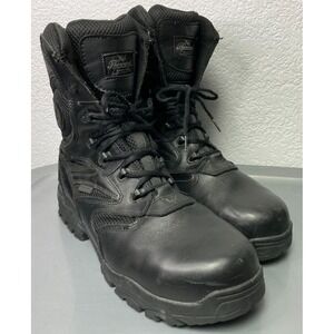Mens Sz 12XW THOROGOOD SHOES 804-6191 8" Work Boot Black